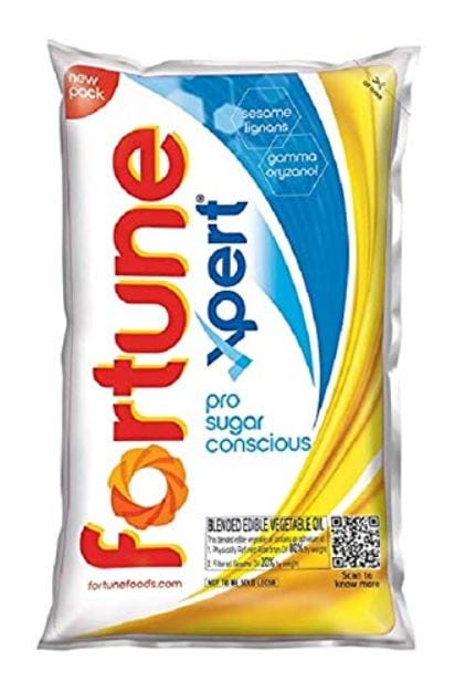 Fortune Xpert Pro Sugar Conscious Edible Oil, 1L Pouch